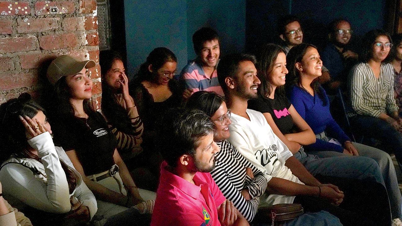 Audience enjoys the show