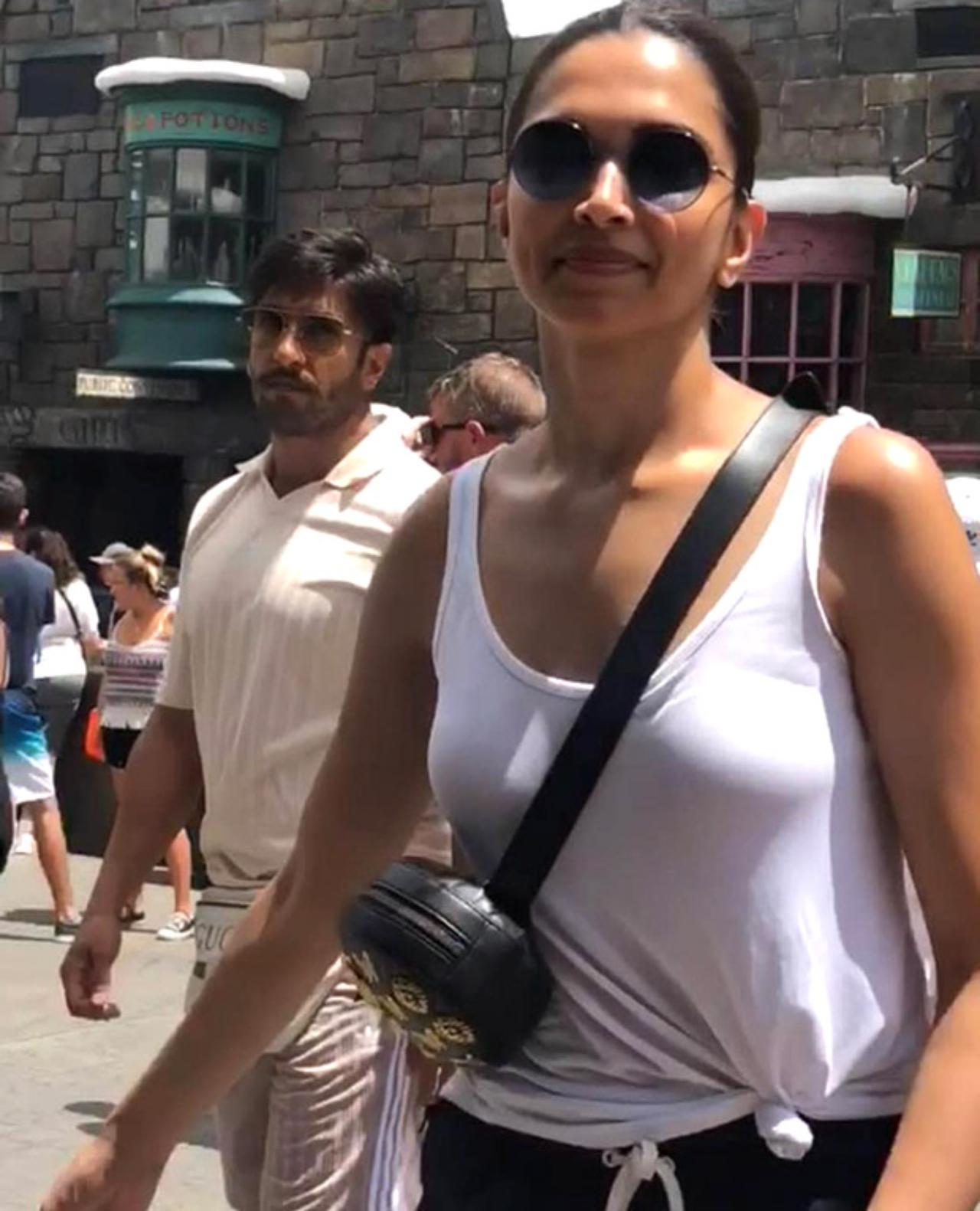 Deepika and Ranveer had once visited Disneyland and were papped by fans. The video and pics went viral as Deepika had asked fans to not click them without permission