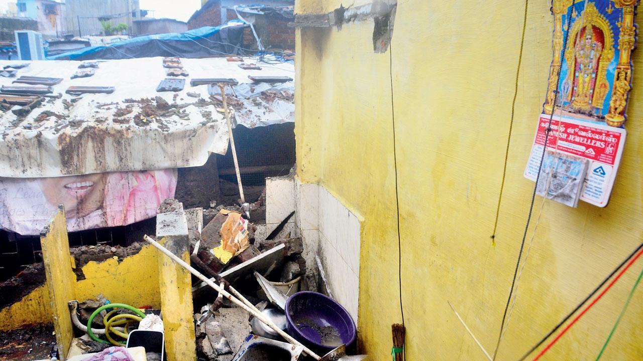 Mumbai: Wall of Dharavi home collapses, one injured