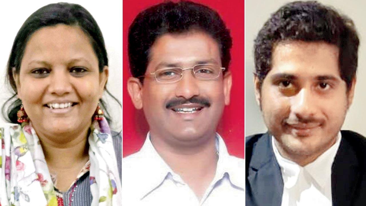Mumtaj Sheikh, activist, Anil Galgali and Trivankumar Karnani