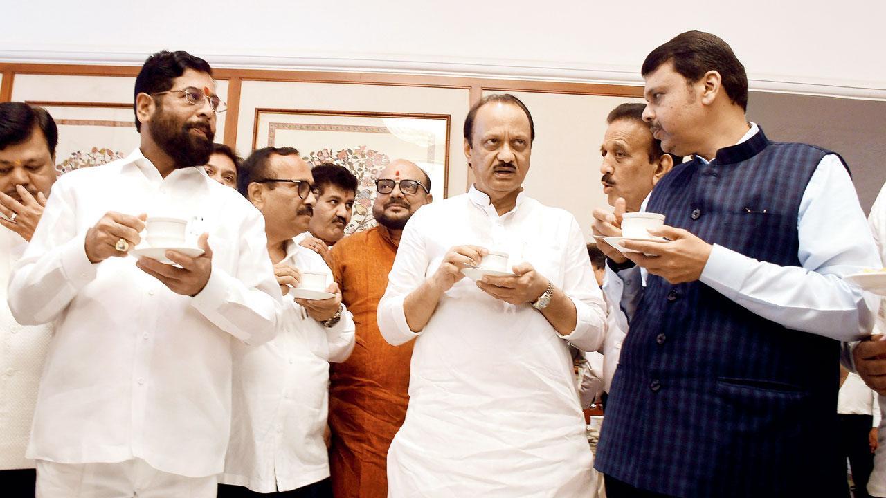 Maharashtra politics: CM Eknath Shinde asks where is the Oppn after tea party boycott