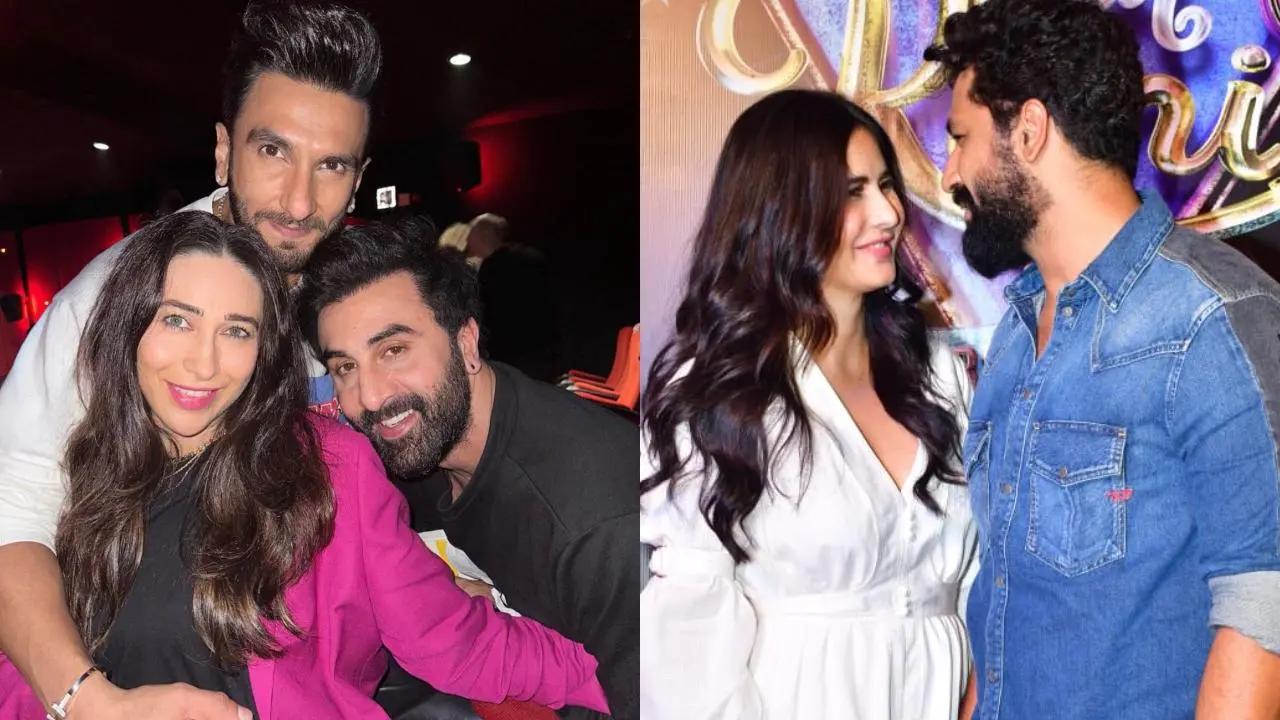 The makers of 'Rocky aur Rani Kii Prem Kahaani' held a special screening for B-Town stars on Tuesday evening. The screening was a starry affair as the who's who of Bollywood turned out in full force. From Alia Bhatt and Ranbir Kapoor to Vicky Kaushal and Katrina Kaif, here is the list of celebrities who attended the screening. Read more. 