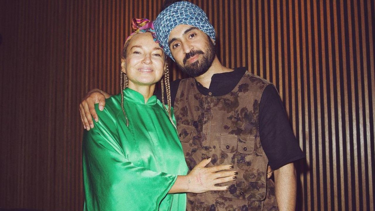 Diljit Dosanjh collaborating with Cheap Thrills hitmaker Sia? Singer shares pics from recording session