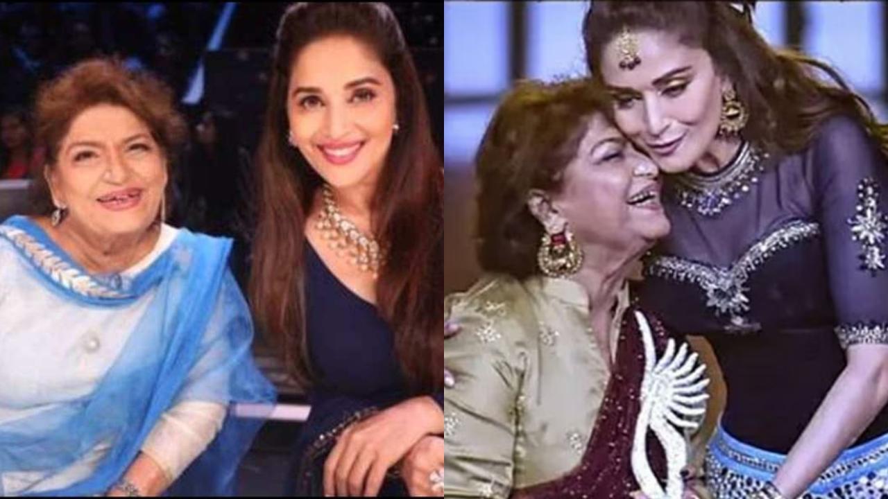 Remembering Saroj Khan: Take a look at this video shared by Madhuri Dixit Nene