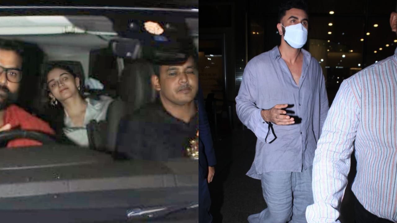 Alia Bhatt picks up Ranbir Kapoor from the airport as latter returns to Mumbai