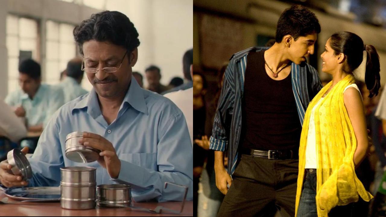 Stills from 'The Lunchbox' (L) and 'Slumdog Millionaire' (R)