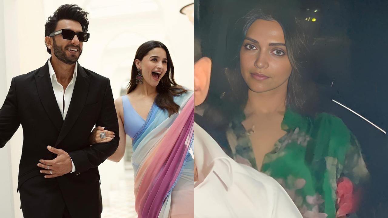 Deepika Padukone attends the intimate success party of `RRKPK`