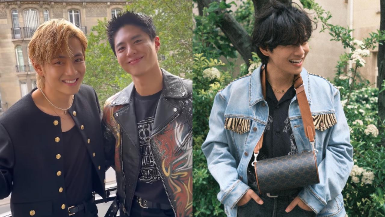 BTS’s Kim Taehyung shares cute video with actor Park Bogum from Paris; see video