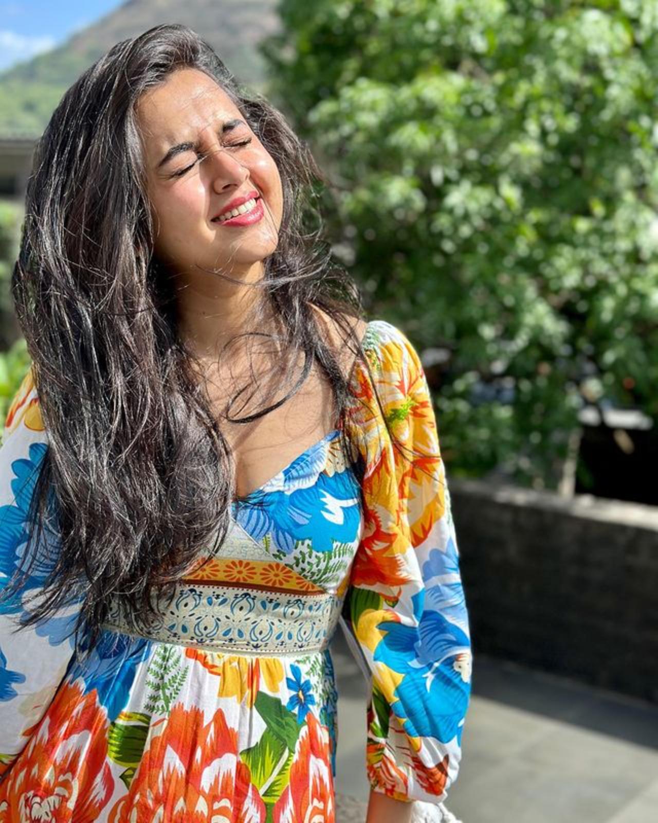 Tejasswi Prakash looks stunning in her floral one-piece