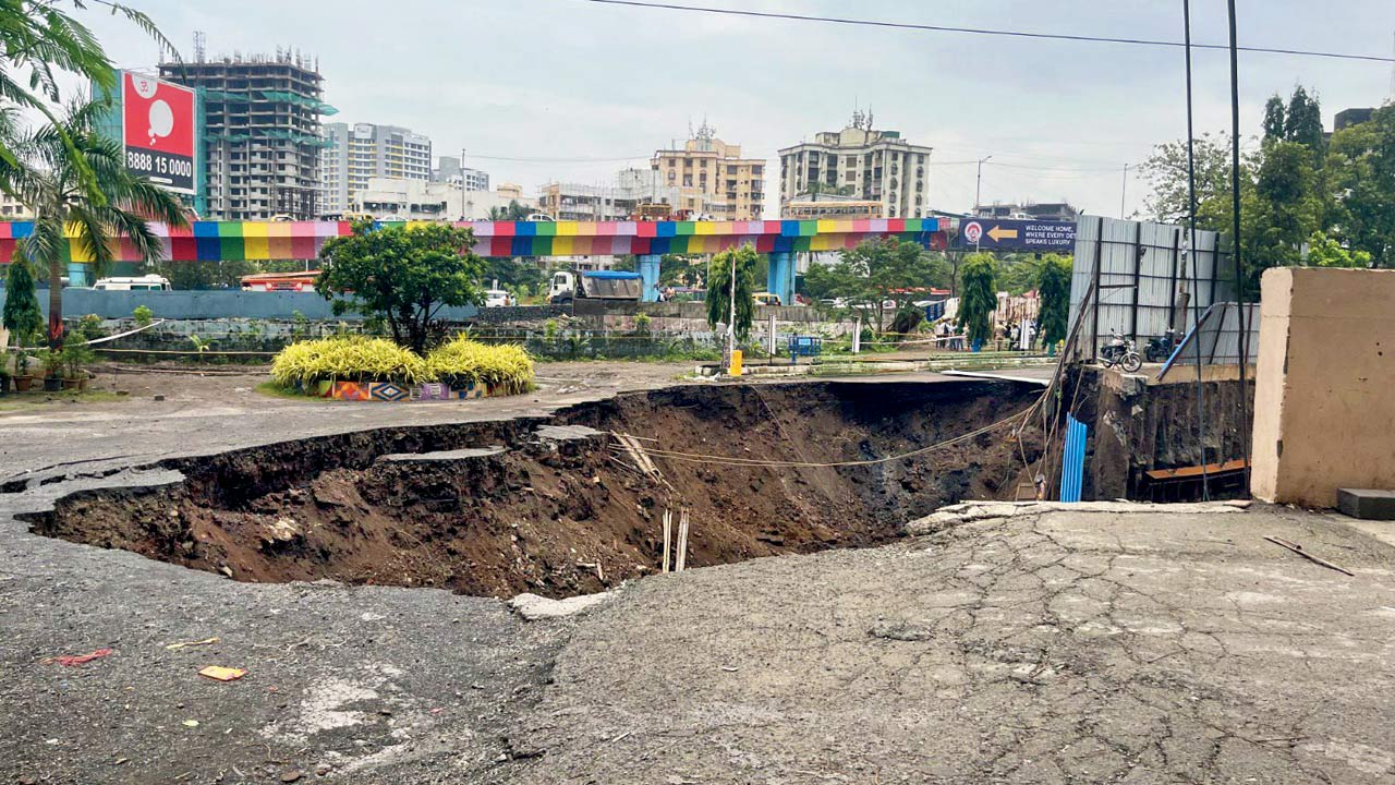 This is the second such incident within 10 days. Pic/Atul Kamble