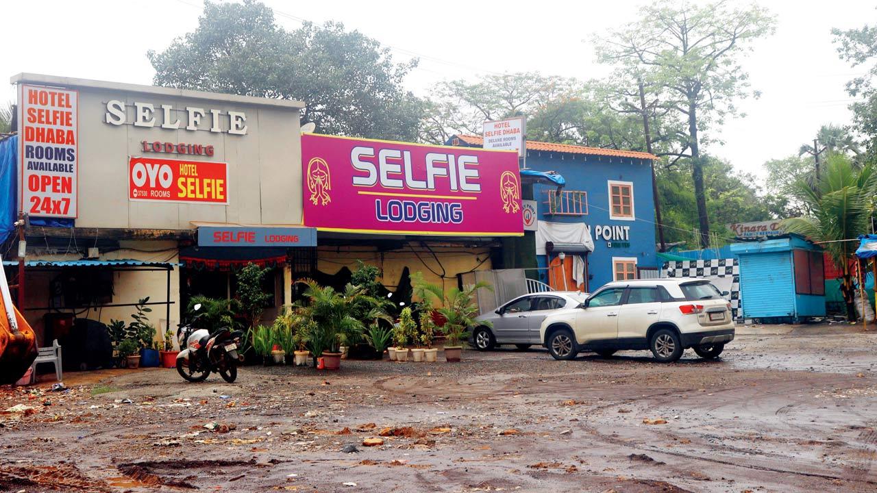 Some eateries built along highway