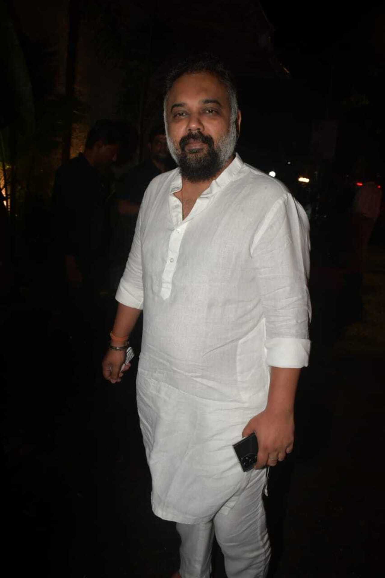 Ace director Luv Ranjan also marked his presence at Huma's star-studded birthday party