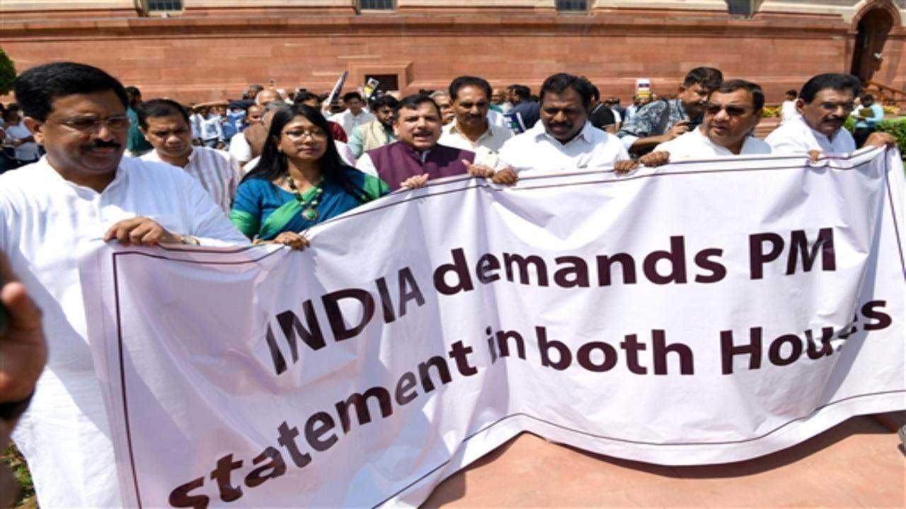 Lok Sabha adjourned for the day as opposition demands PM's statement on Manipur ethnic violence