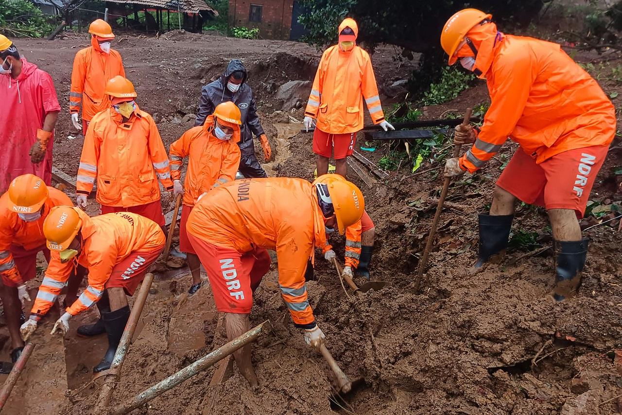 At least 17 of 48 houses in the remote tribal village, which is at least an hour away from a motorable road, were fully or partially buried in the landslide that took place around 10:30pm on July 19