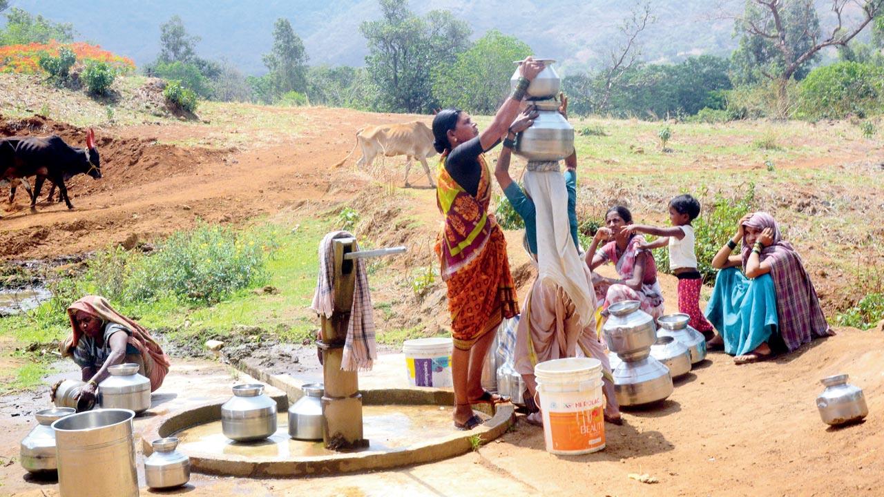 Women travel at least 2 km daily to fetch water from nearby hand pumps, according to a recent survey by writer-researcher Mayuri Dhumal, who spoke to 100 women in the region, between November 2022 and June 2023