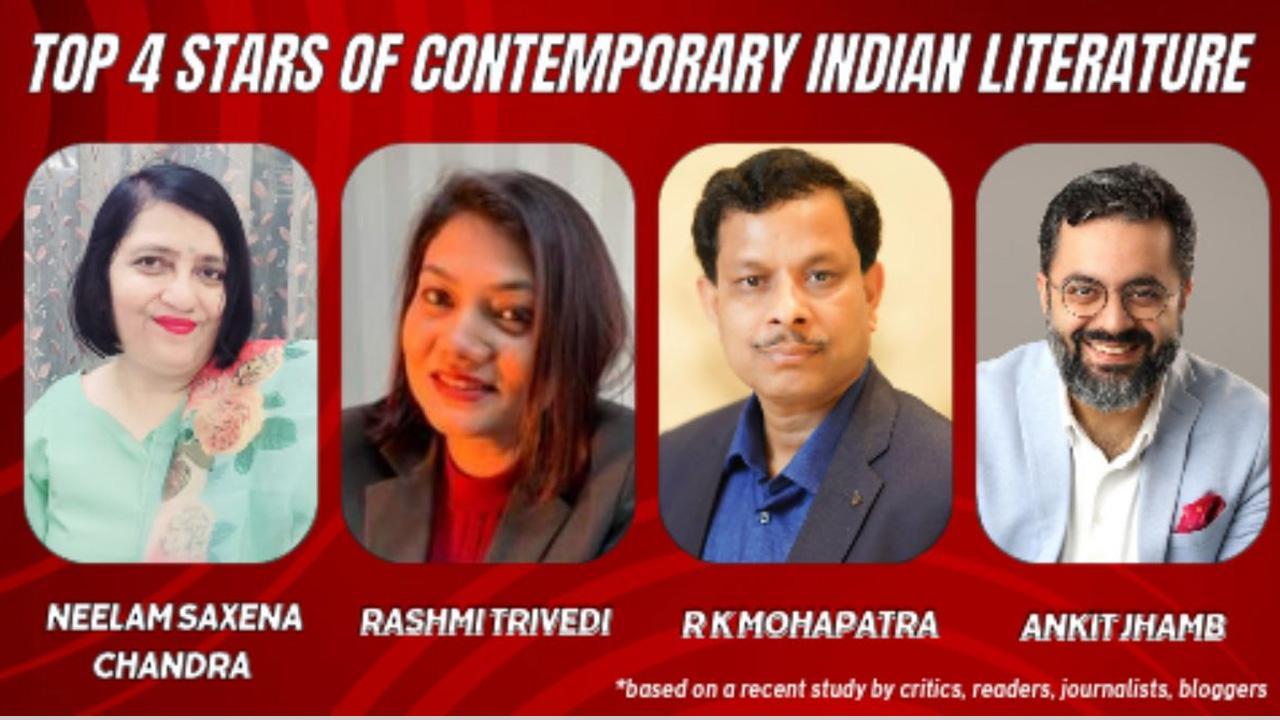 Top 4 Stars of Contemporary Indian Literature - 2023