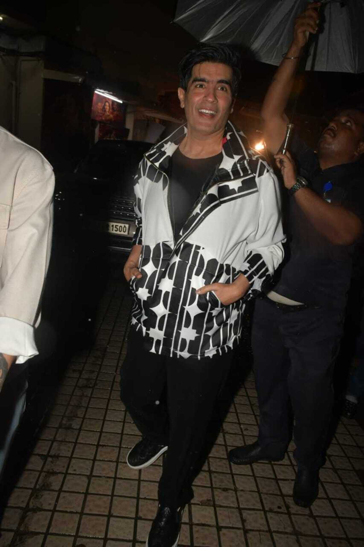 Manish Malhotra who designed the outfits for the film, was also among the celebrities who attended the special screening of 'Rocky aur Rani Kii Prem Kahaani'