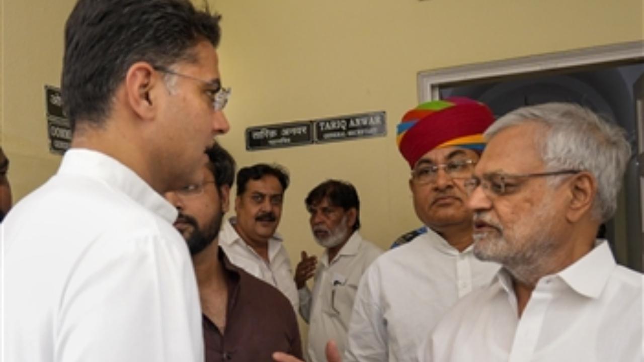 The meeting is being attended by Sachin Pilot and several other senior leaders from Rajasthan which will go for assembly polls later this year
 