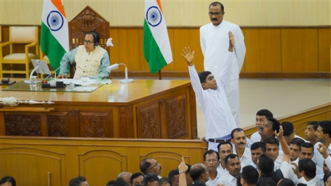 Tipra Motha MLA Animesh Debbarma sought a discussion on the 