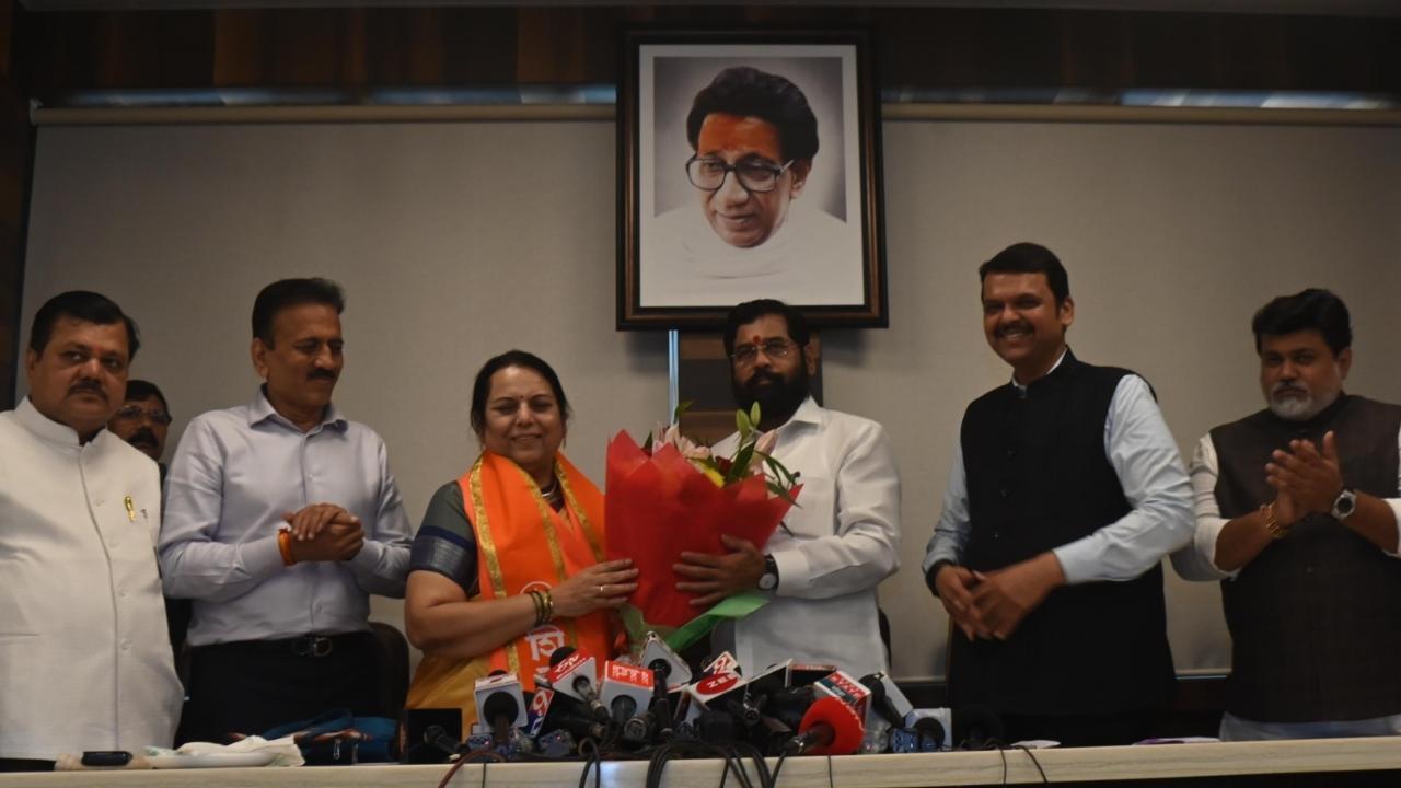 IN PHOTOS: Uddhav aide Neelam Gorhe joins CM Shinde-led Sena