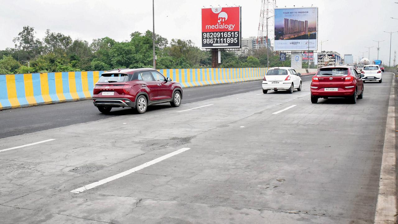 The craters on Kopri bridge are no longer visible on Wednesday, in the wake of mid-day’s coverage
