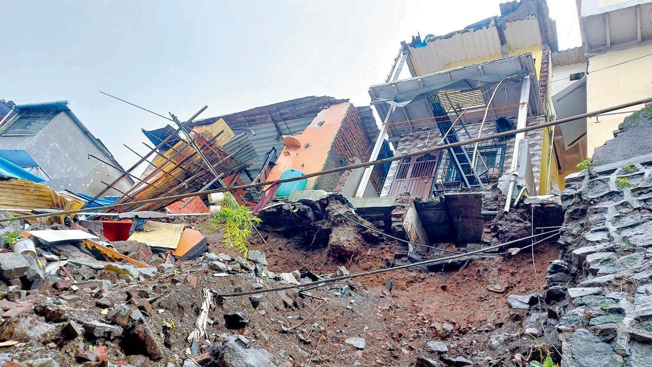 Mumbai: Landslide in Bhandup has 150 families on the edge