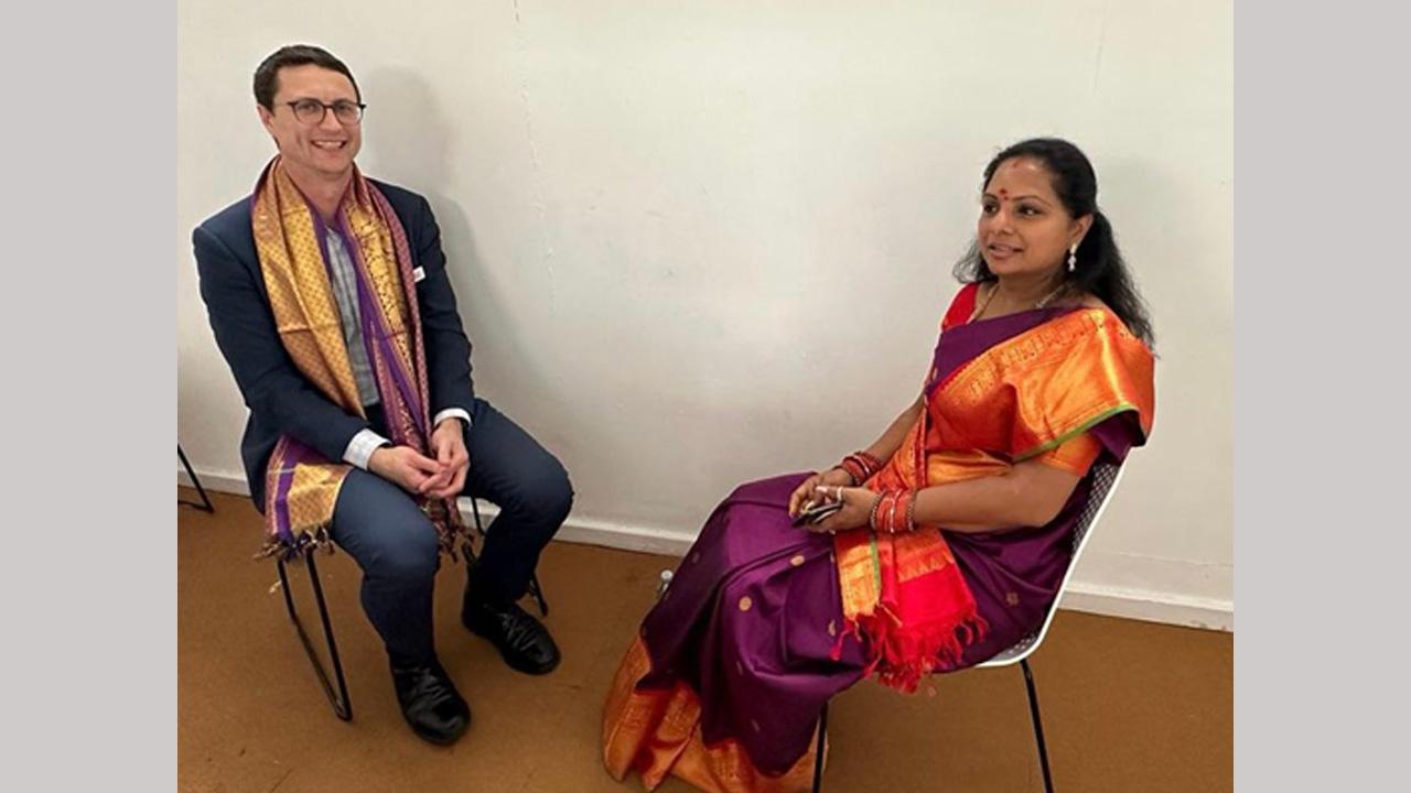 Trade Opportunities Discussed at Bonalu Event: Telangana's MLC Kavita Kalvakuntla and Queensland's Assistant Minister Bart Mellish Forge Path for Increased Cooperation