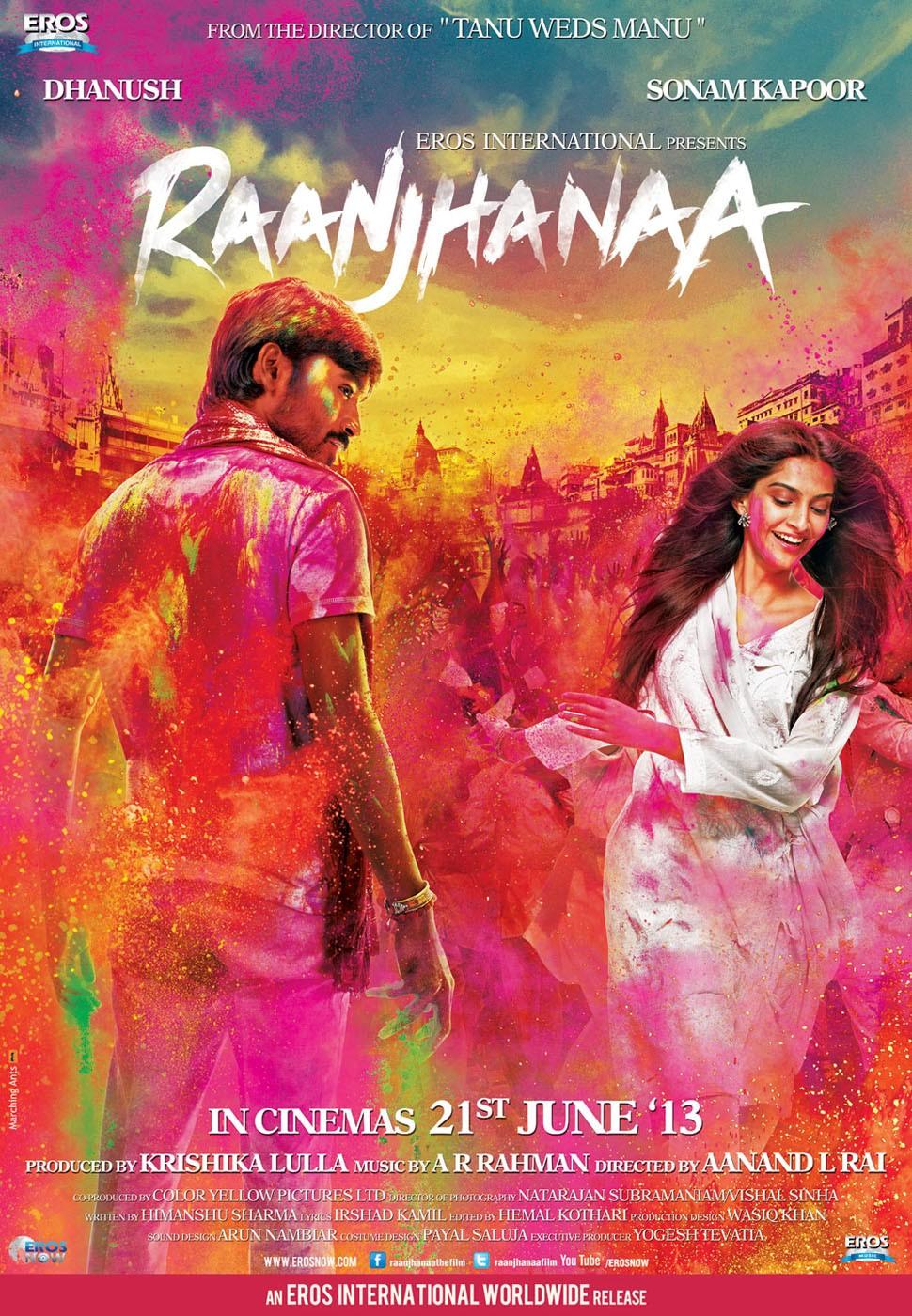 As the film unfolds, it eloquently portrays the beauty and struggles of cross-cultural love, highlighting the power of genuine affection and the strength of love that knows no boundaries. Dhanush's stellar performance as Kundan and the chemistry between the lead pair breathe life into their unique and captivating relationship.