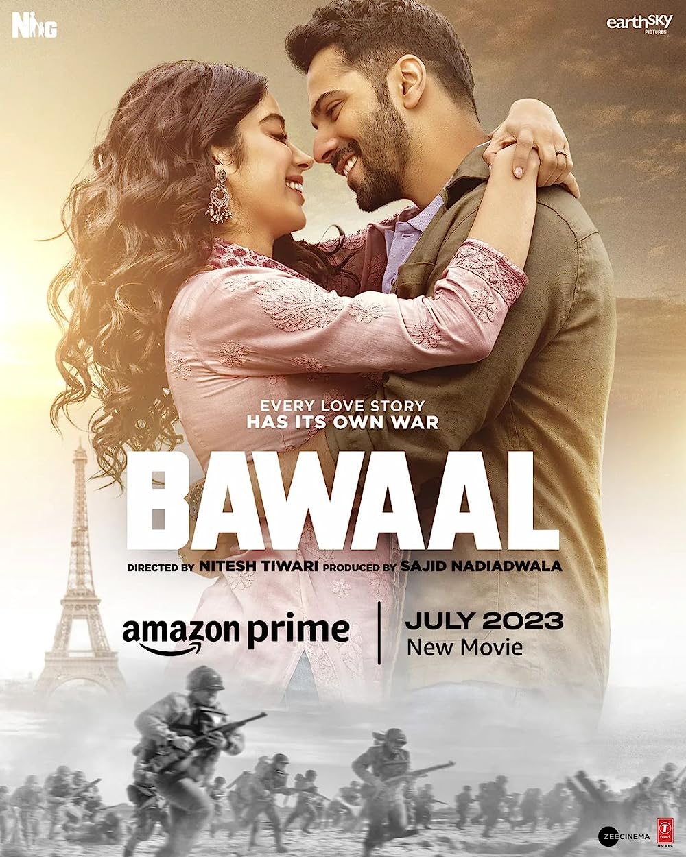 Bawaal (Streaming on JioCinema): Indulge in this heartwarming romantic drama that follows small-town history teacher Ajay Dixit (Varun Dhawan) and his whirlwind journey with the beautiful Nisha (Janhvi Kapoor).