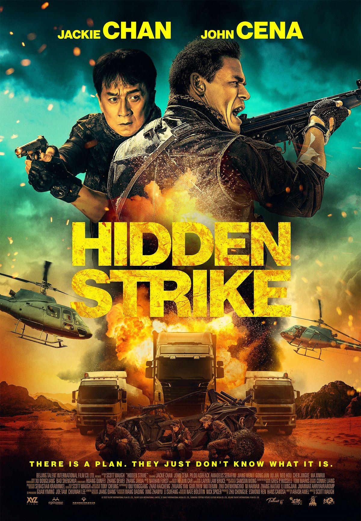 Hidden Strike (July 28): Jackie Chan and John Cena spearhead this high-octane actioner as two ex-special forces soldiers tasked with a potentially catastrophic mission in the Middle East.