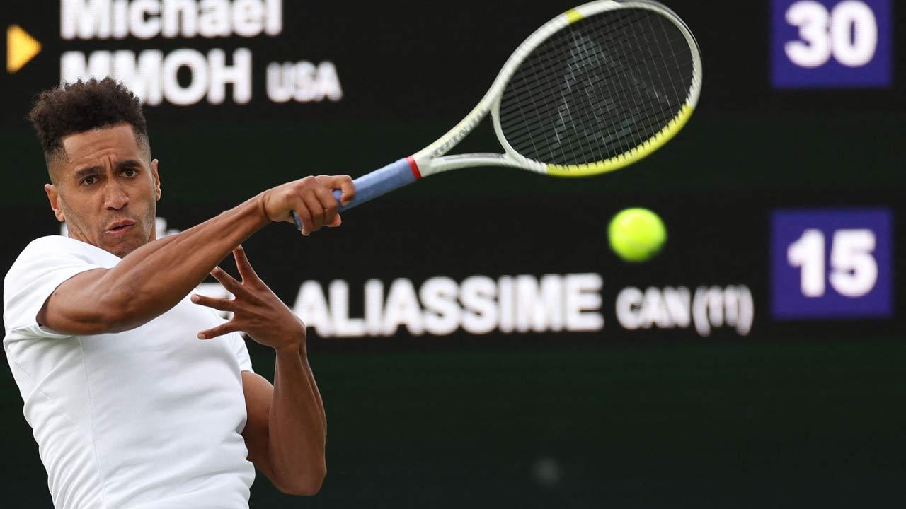 Wimbledon: Michael Mmoh stuns 11th seed Felix Auger-Aliassime in first round