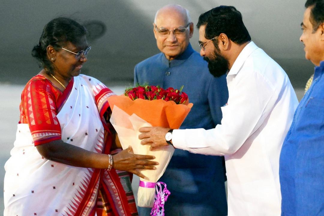In Photos: President Murmu arrives in Nagpur on three-day Maharashtra visit