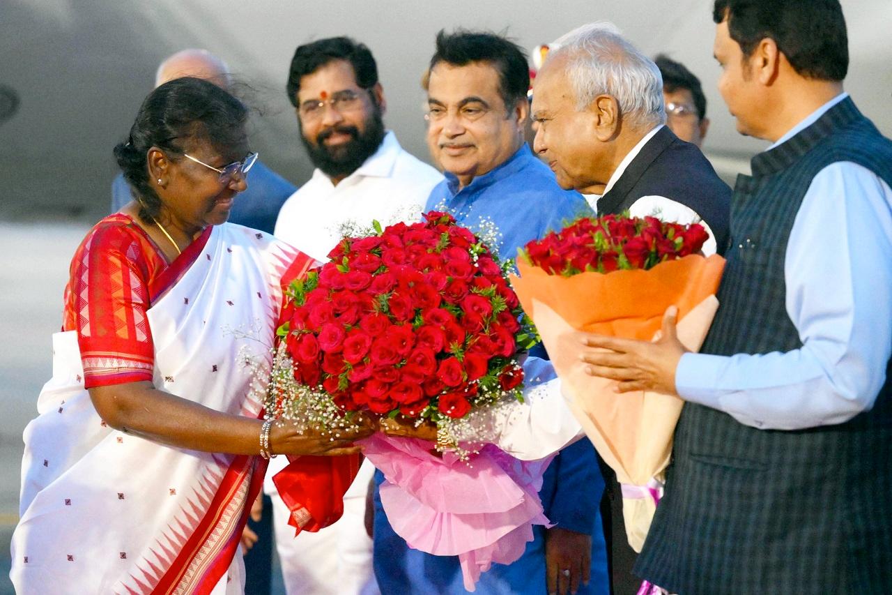 This is Murmu`s first visit to Maharashtra after assuming the top constitutional office in July last year This is Murmu`s first visit to Maharashtra after assuming the top constitutional office in July last year