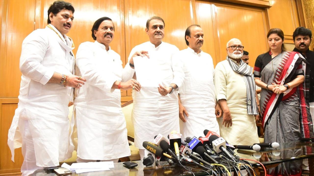 Earlier, NCP president Sharad Pawar sacked Praful Patel and Sunil Tatkare, both MPs who have sided with Ajit Pawar in his rebellion, from the party