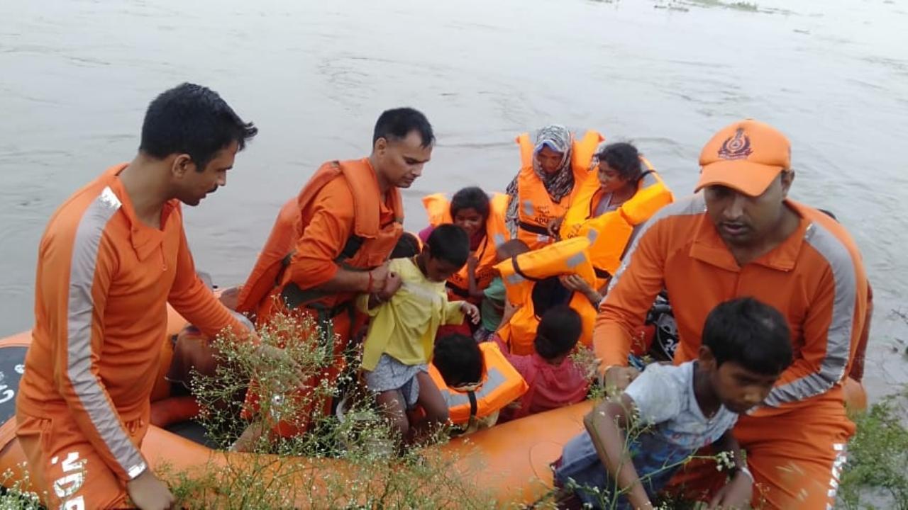 Karnail Singh said, the personnel from the Army and the police also evacuated 30 more people from different areas to safe places