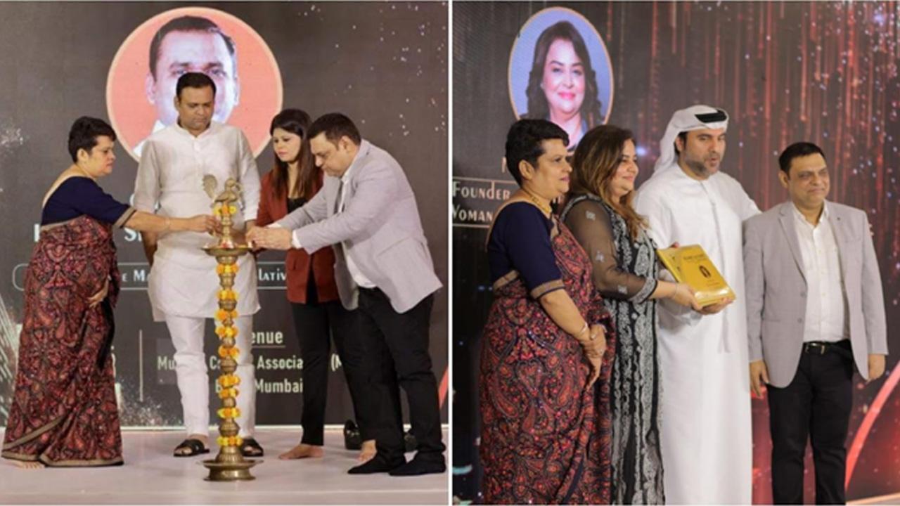 Namrata Thakker honoured at SOS Nitelife  Excellence Awards 2023 at MCA,Mumbai