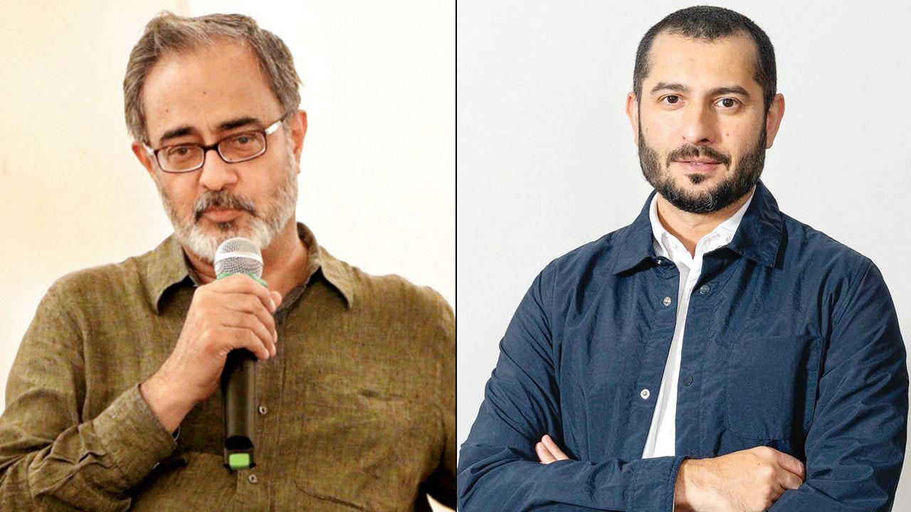 Naveen Kishore. Pic Courtesy /Sunandini Banerjee; (left) Mortimer Chatterjee 