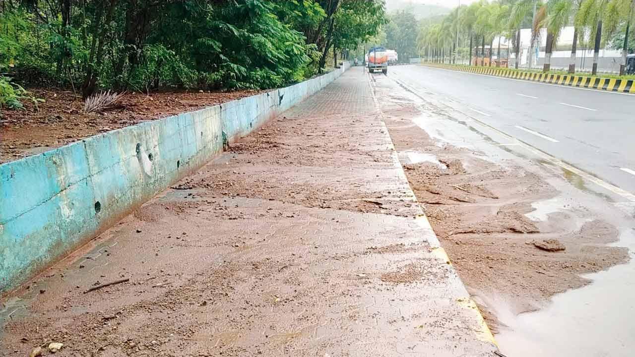 Residents raise alarm over landslides threatening Parsik Hill in Navi Mumbai