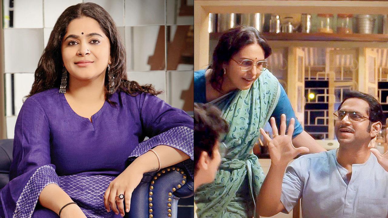 (From left) Ashwiny Iyer Tiwari; a still from Tarla