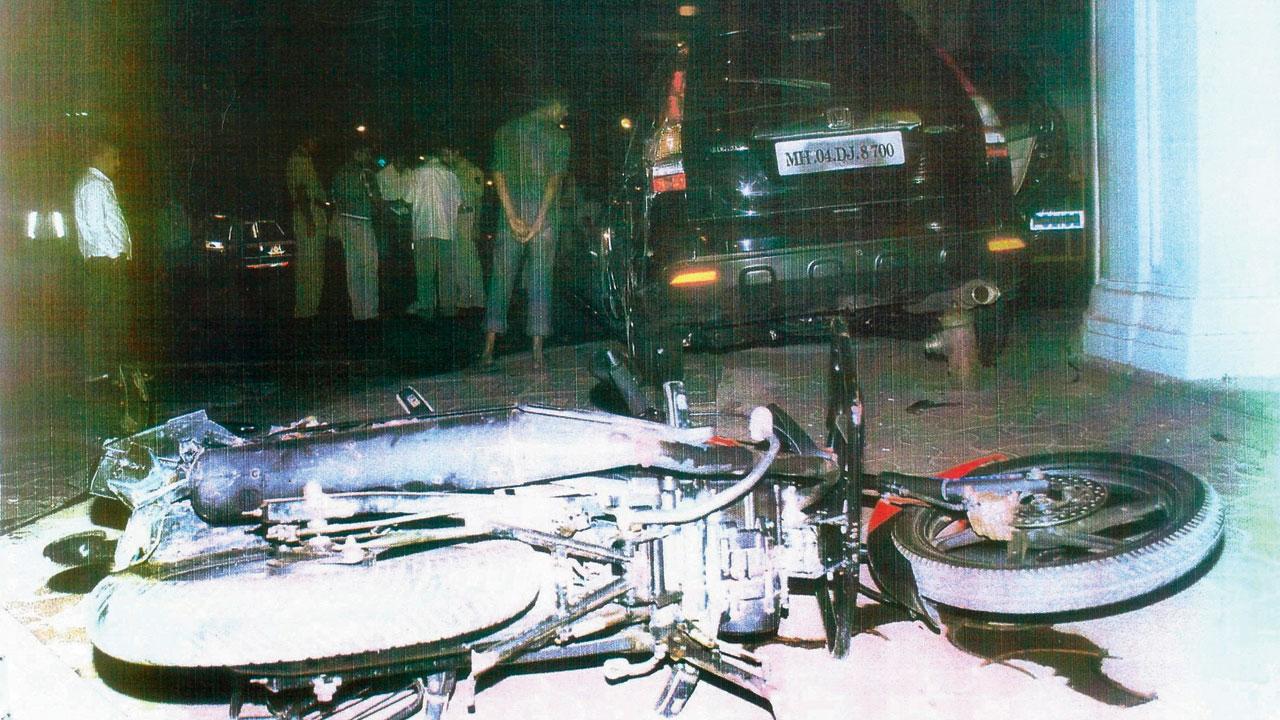 The accident spot in 2010. File pic
