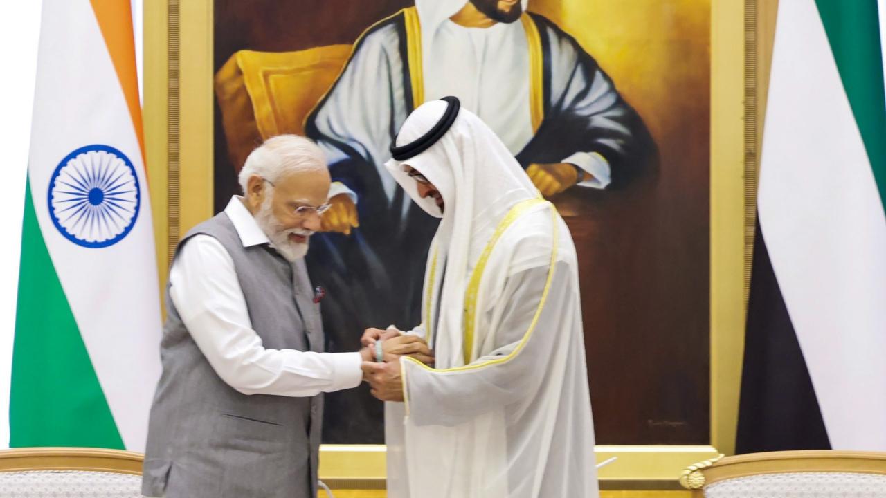 Prime Minister conveyed India's full support to UAE for its COP-28 Presidency, it said. Prime Minister Modi also highlighted India's efforts and initiatives to address climate change, including International SolarAlliance, Coalition for Disaster Resilient Infrastructure, International Year of Millets and Mission Lifestyle for Environment (LiFE)