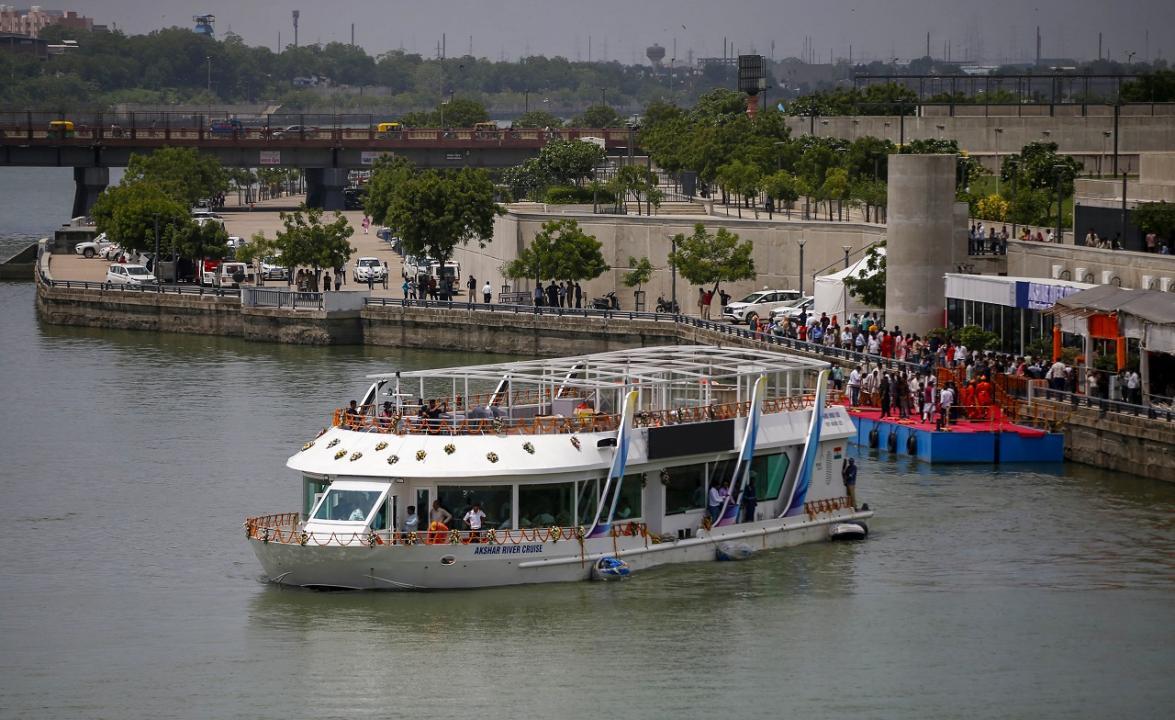 In Photos: Amit Shah launches ‘Akshar River Cruise’ on Sabarmati Riverfront