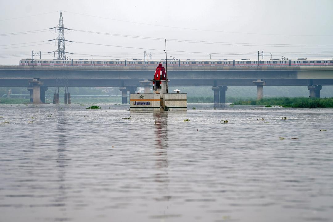In Photos: Yamuna likely to cross danger mark around 11 am Tuesday, says Atishi