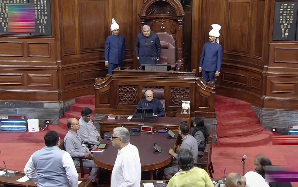 Rajya Sabha adjourned for the day after spat between chairman, Derek O'Brien