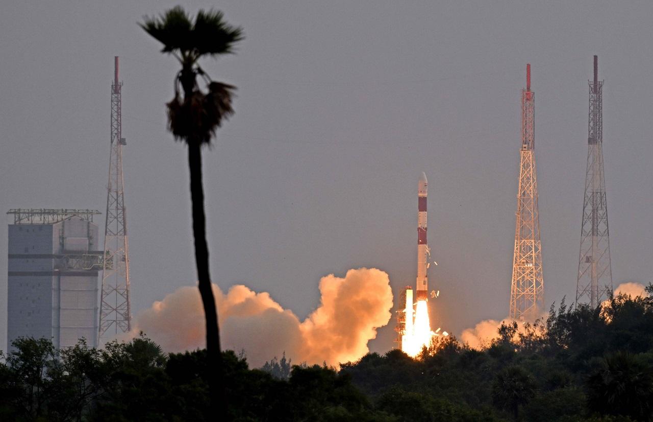 The lift-off time which was scheduled for 6.30 am today was later revised to 6.31 am as space debris was expected on the path of the rocket during its journey to the orbit. 