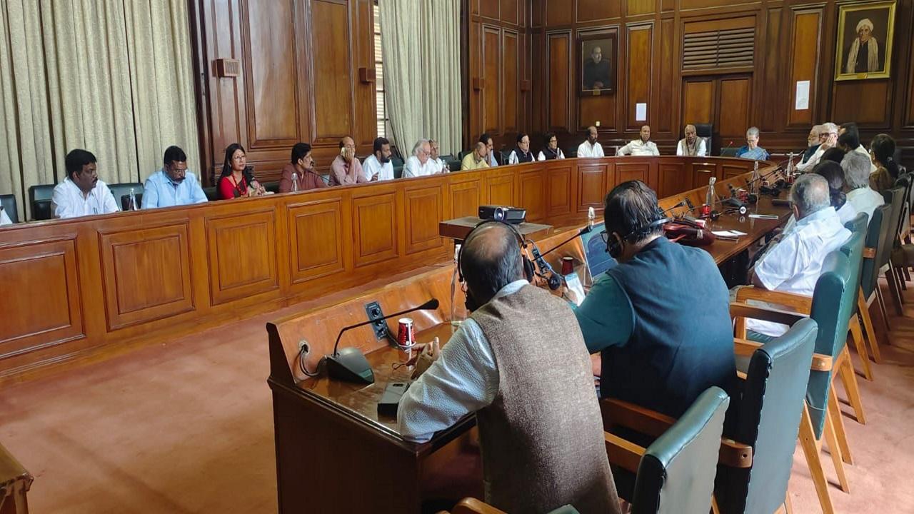 Opposition MPs brief INDIA bloc parties on Manipur situation