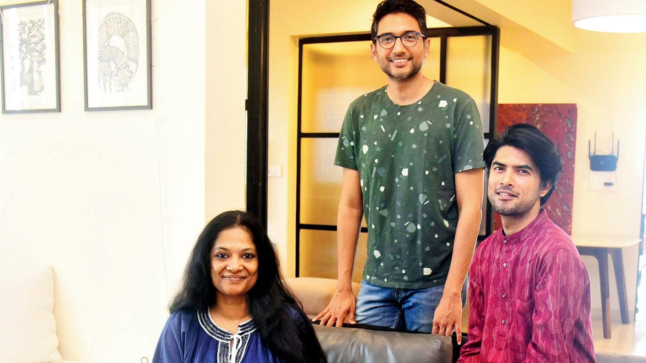(From left) MD Pallavi, Puneet Goenka and Rakesh Sharma. Pics/Shadab Khan