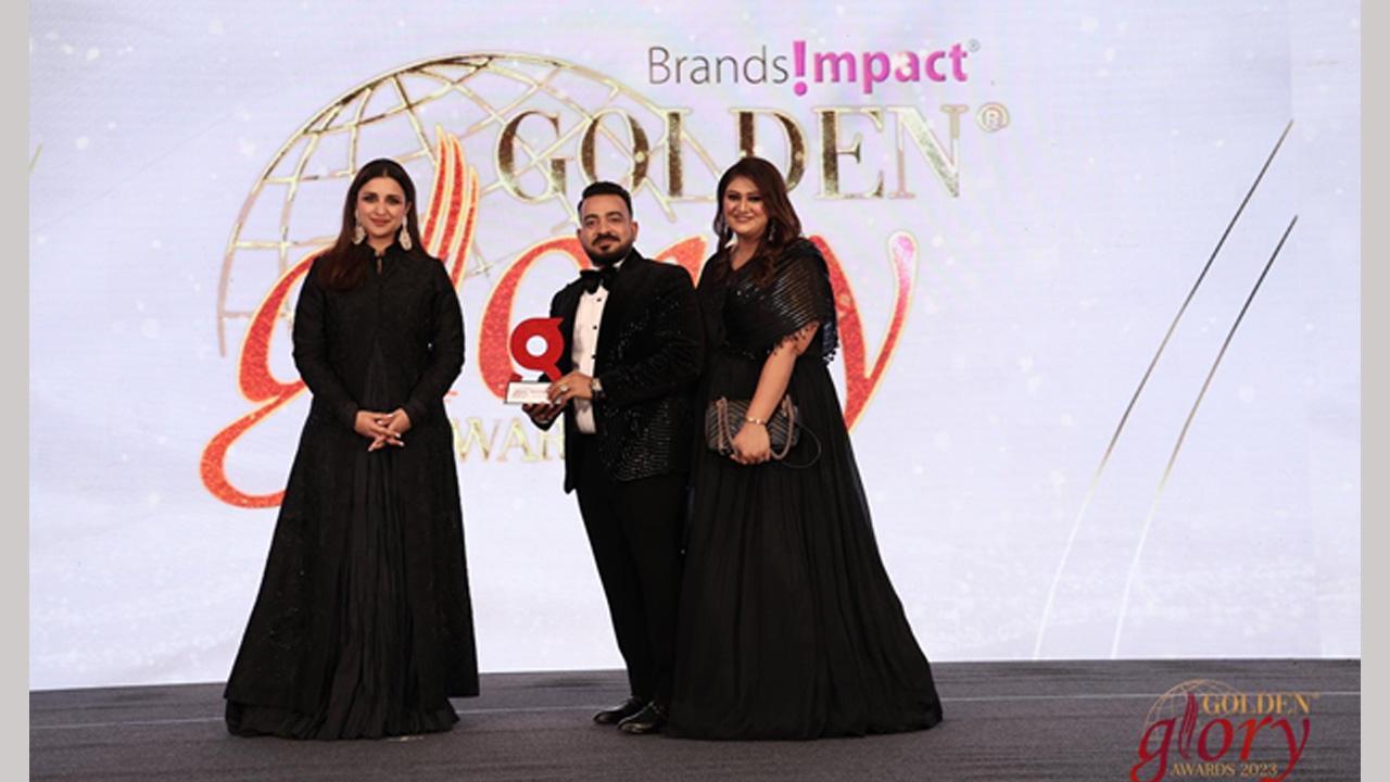 Rawls Salon felicitated at Bollywood Edition of Brands Impact Golden Glory Award 2023