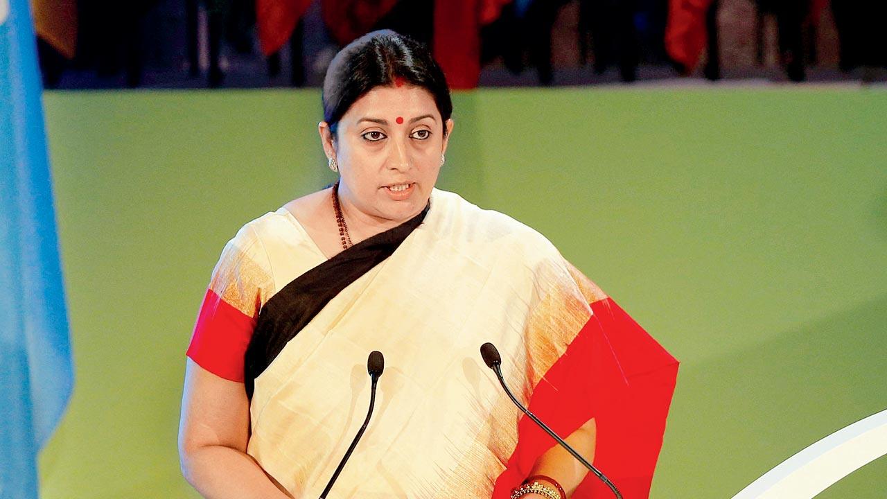 Smriti Irani, minister, Union Women and Child Development