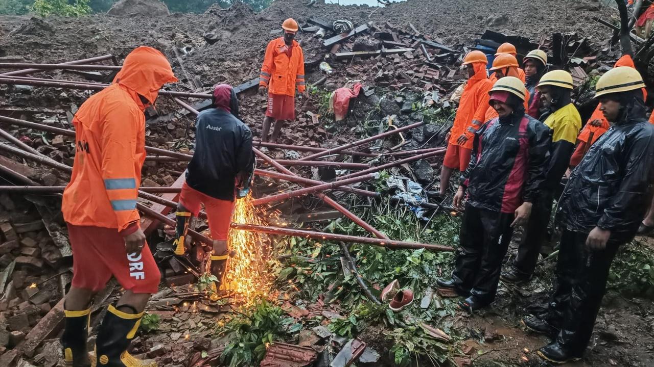 In Photos: The challenges NDRF man faced at Irsalwadi